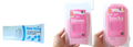 Pink gel gloves and socks in clear packaging with pink labels for honey foot cream and gel sock moisturizing set