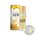 Honey rosemary hair oil beelixir in a clear glass bottle with wooden cap and honey-themed packaging 30ml