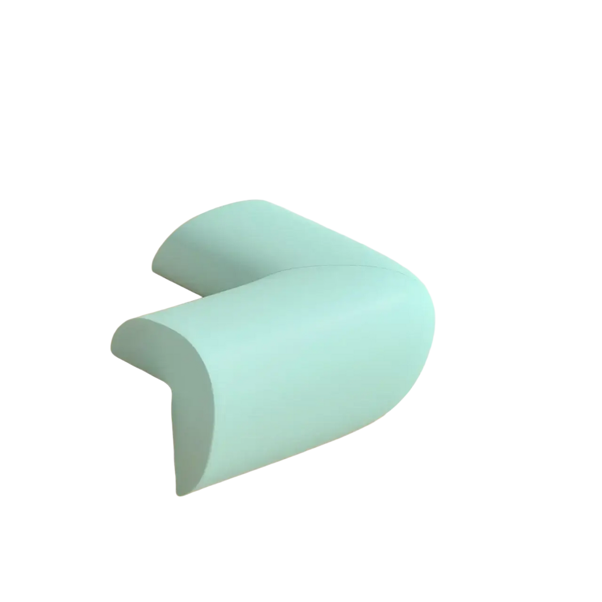 Light green soft silicone honeycomb baby corner guard safety foam protector for child proofing furniture edges