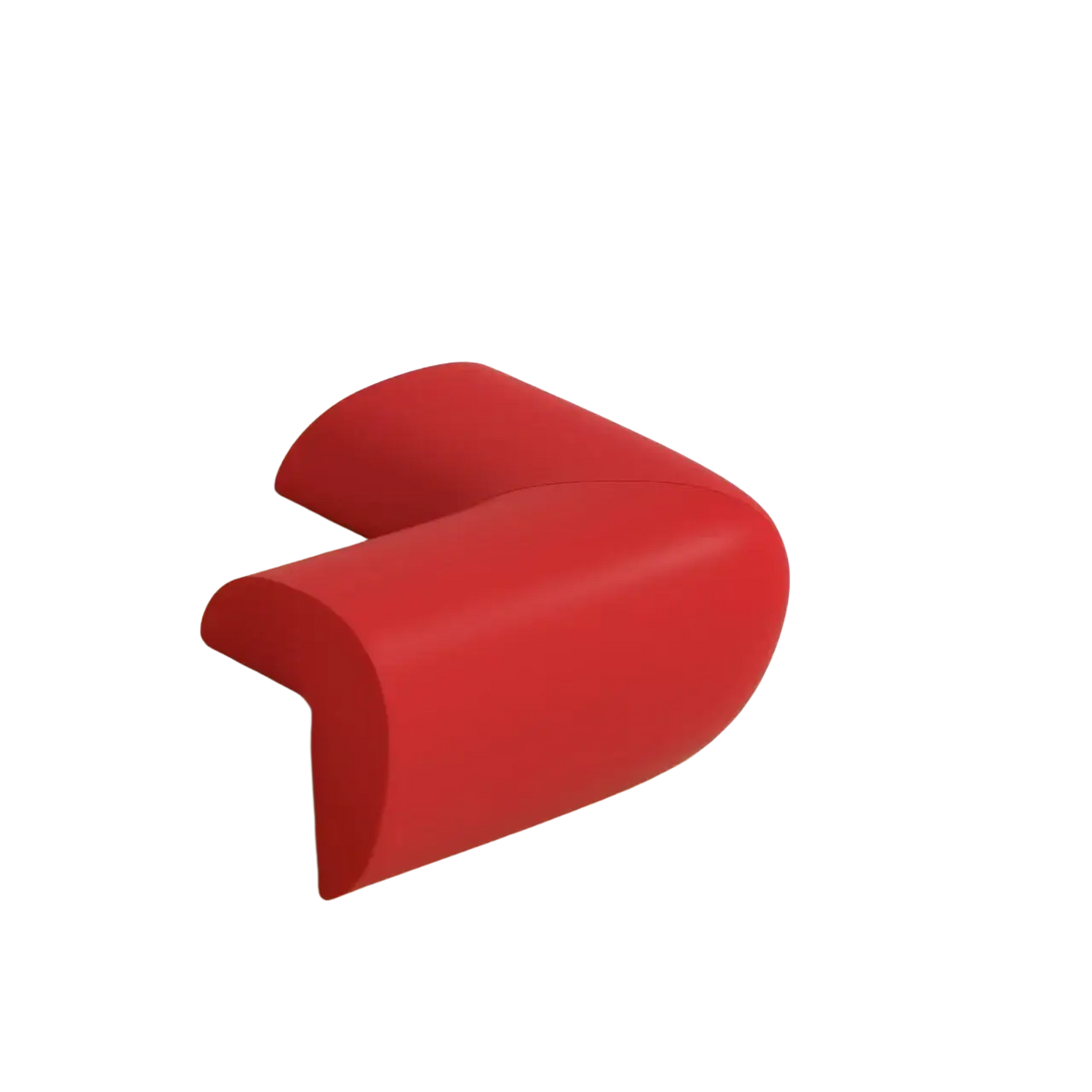 Red soft silicone honeycomb baby corner guard safety foam protector designed for furniture safety