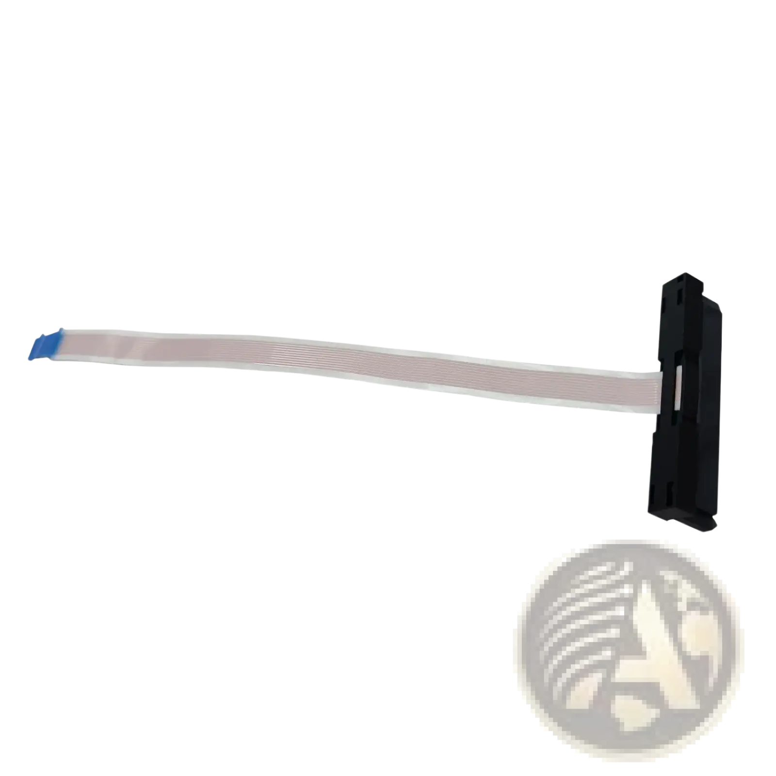 Hp 240 g8 g9 laptop hdd cable adapter with black plastic sata connector flexible gray ribbon cable and blue cap