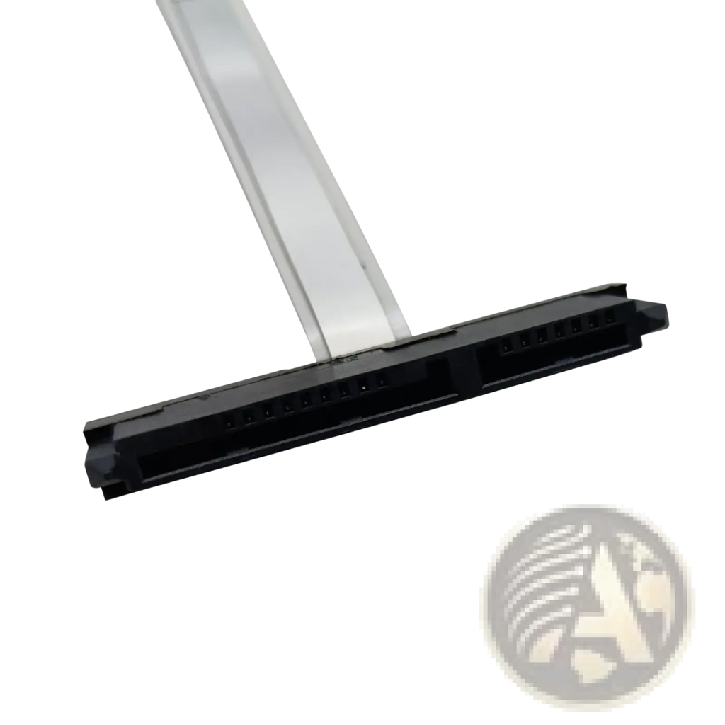 Black plastic sata power connector with silver metallic ribbon cable for hp 240 g8 g9 laptop hdd cable adapter back side