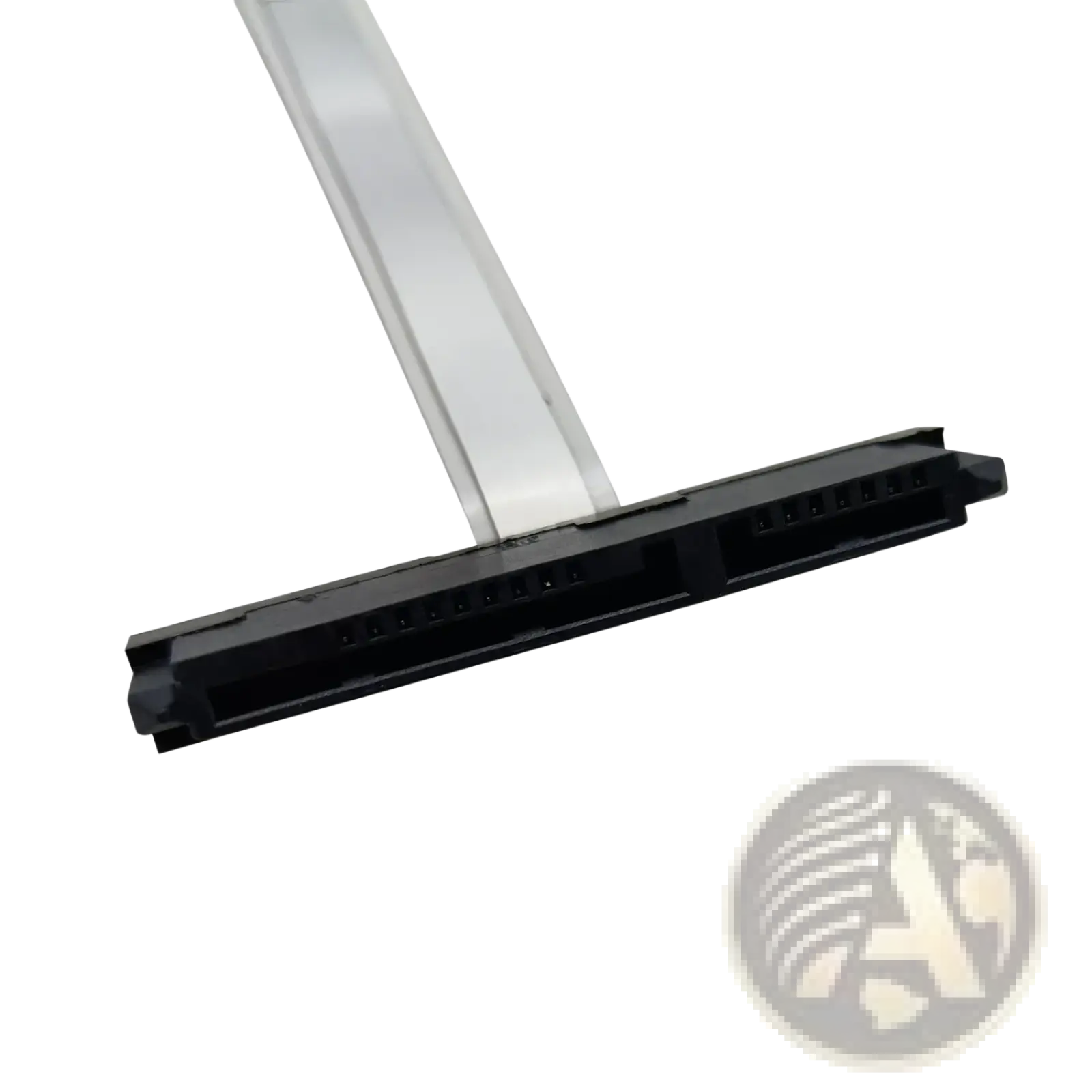 Black plastic sata power connector with silver metallic ribbon cable for hp 240 g8 g9 laptop hdd cable adapter back side