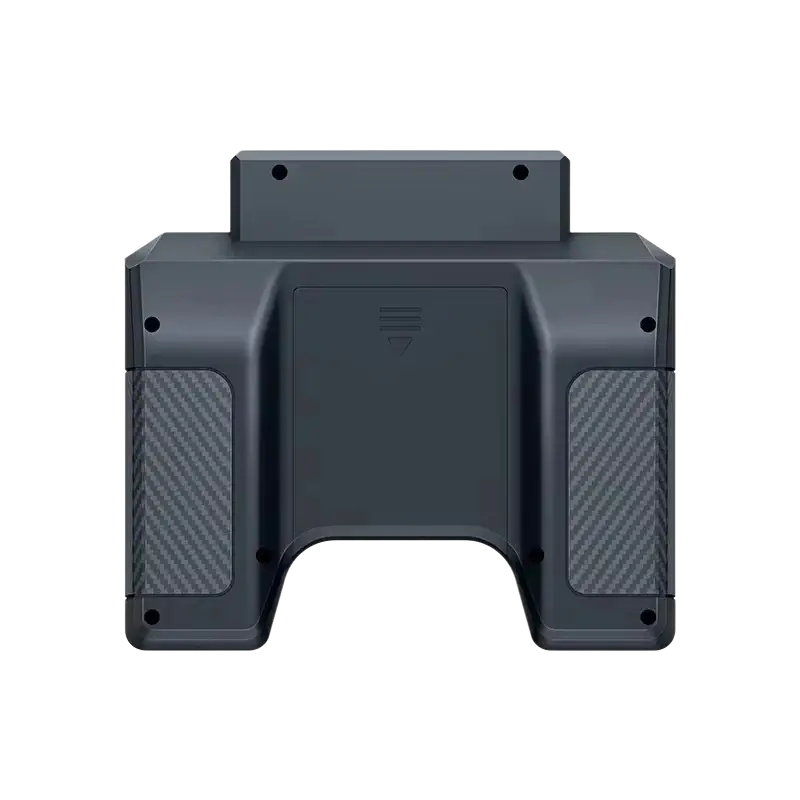 Black carbon fiber textured mounting bracket with matte finish and integrated screw holes for ht-8a remote control kit