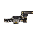 Black circuit board with silver usb-c charging port and gold connectors for huawei p20 p30 charging port flex cable replacement