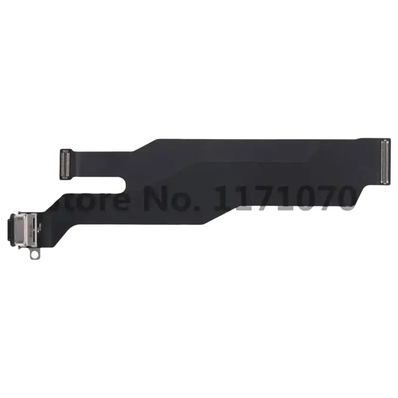 Black flexible printed circuit board charging port flex cable replacement for huawei p20 p30 with metallic connectors