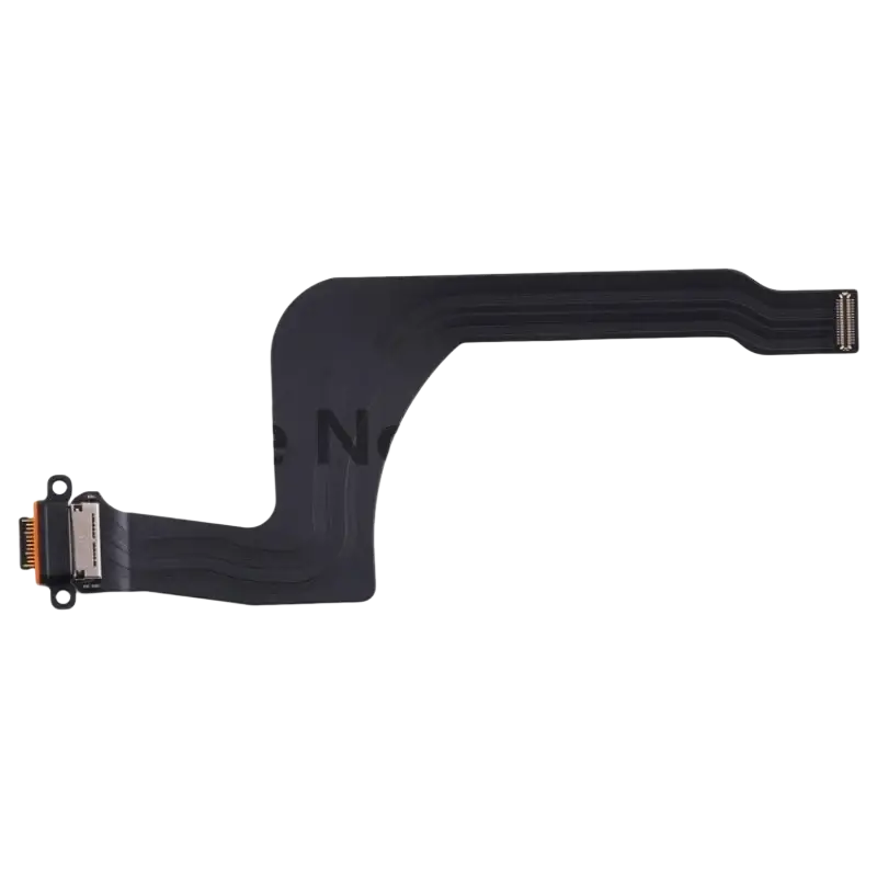 Black flexible ribbon cable with metallic connectors for huawei p40 pro charging port flex cable replacement for p10 p20 p30