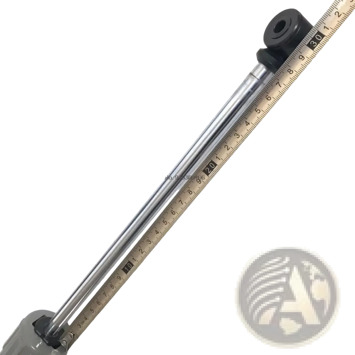 Silver metallic hydraulic cylinder rowing machine resistance regulator with black rubber end caps for shock absorption