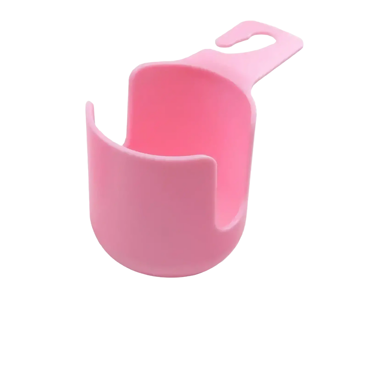 Pink plastic cup holder with handle designed for Icar V23 center console organizer tray use