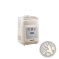 White vevor ice cream maker with compressor 1 quart capacity 4 in 1 design digital display and transparent lid