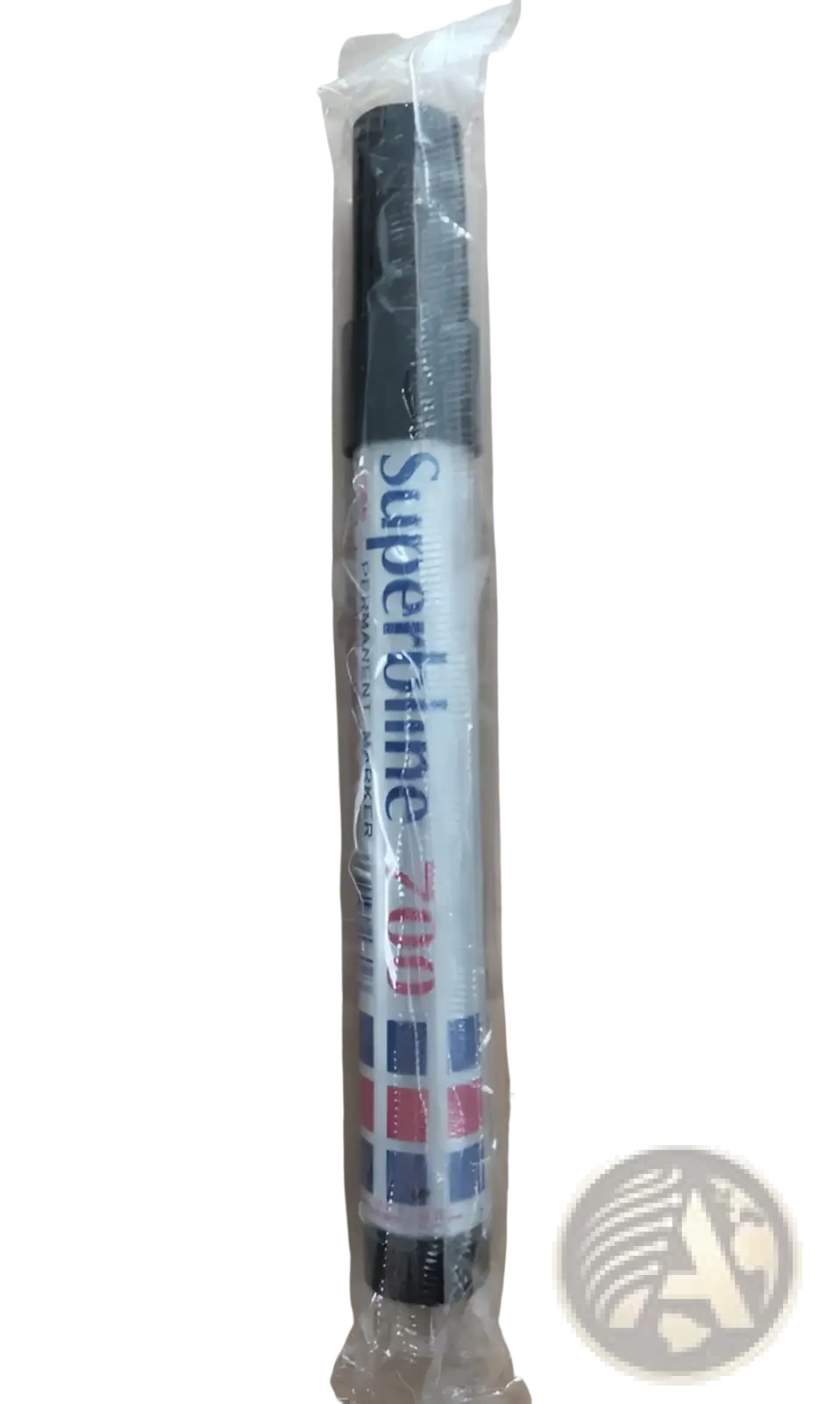 Black and white superline 700 marker in clear plastic packaging for inductive magic pen toy truck following car use