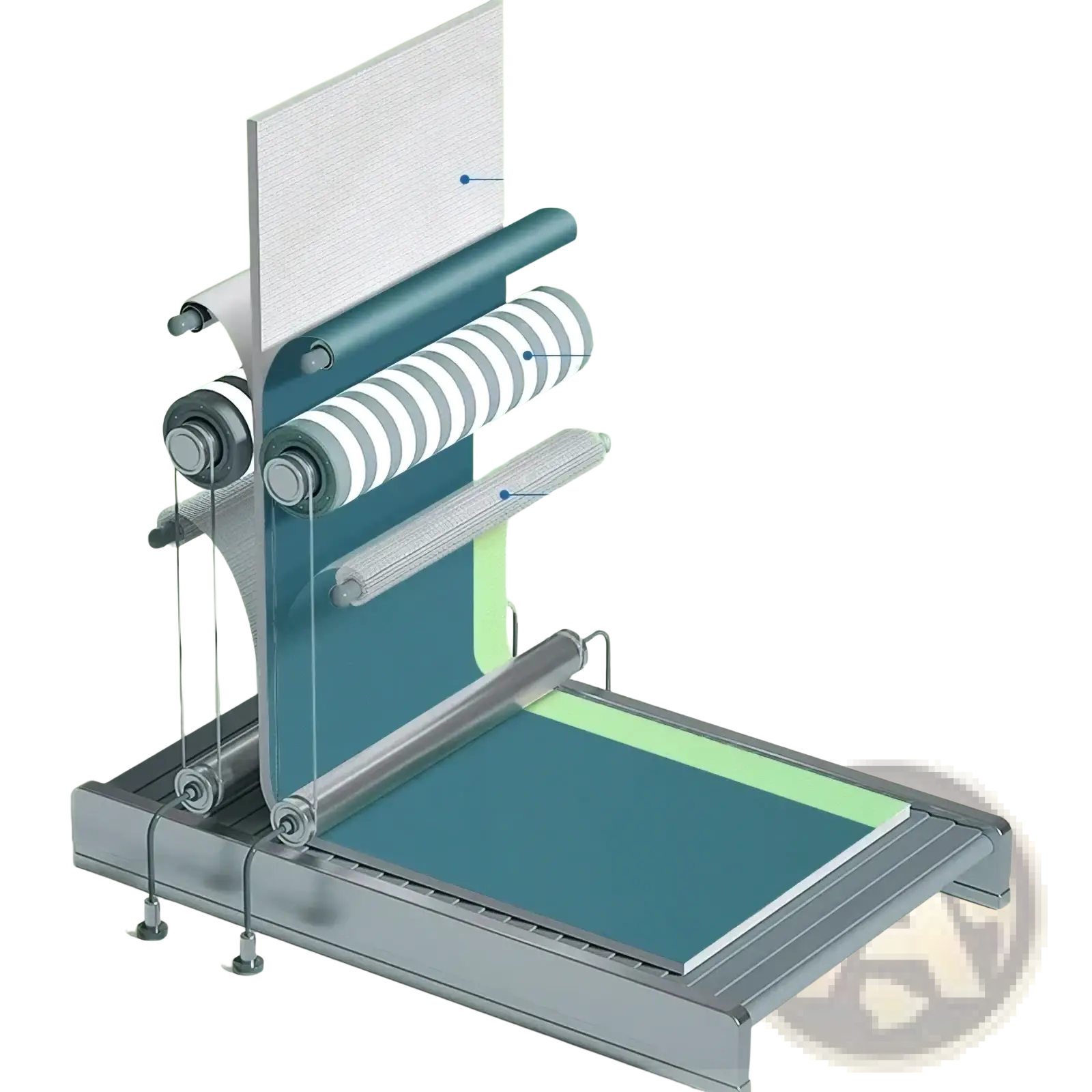 Industrial-grade pvc film processing machine with matte-coated rollers using imported material for inflatable family pool production