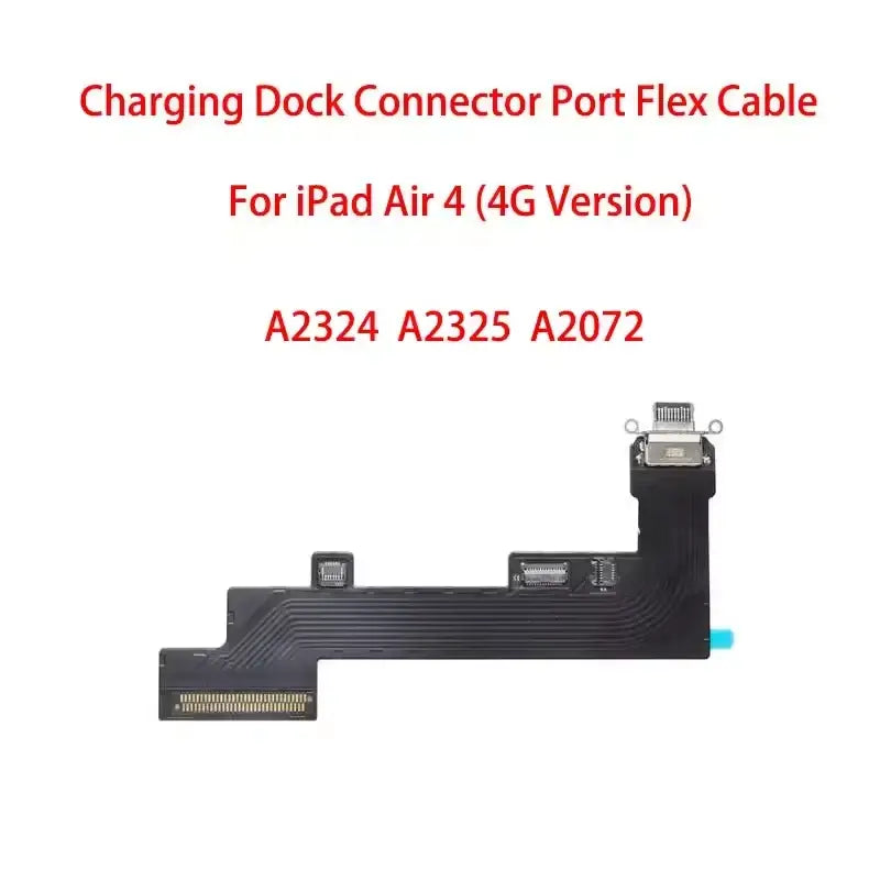 Black flex cable with usb-c connector for ipad air 4 4g version designed for china post shipping protection time