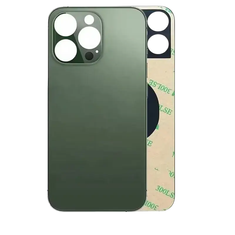 Dark green glass cover back panel for iphone 13 pro max pro replacement back glass cover