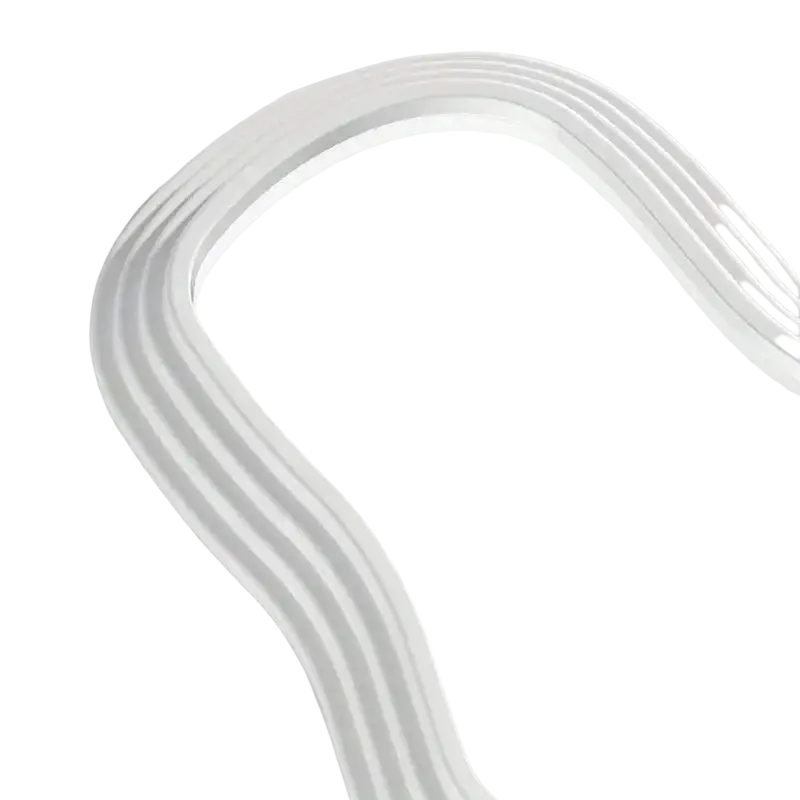 A sleek white irregular decorative mirrors cloud wall mirror with smooth curved edges and subtle ridges for home room use
