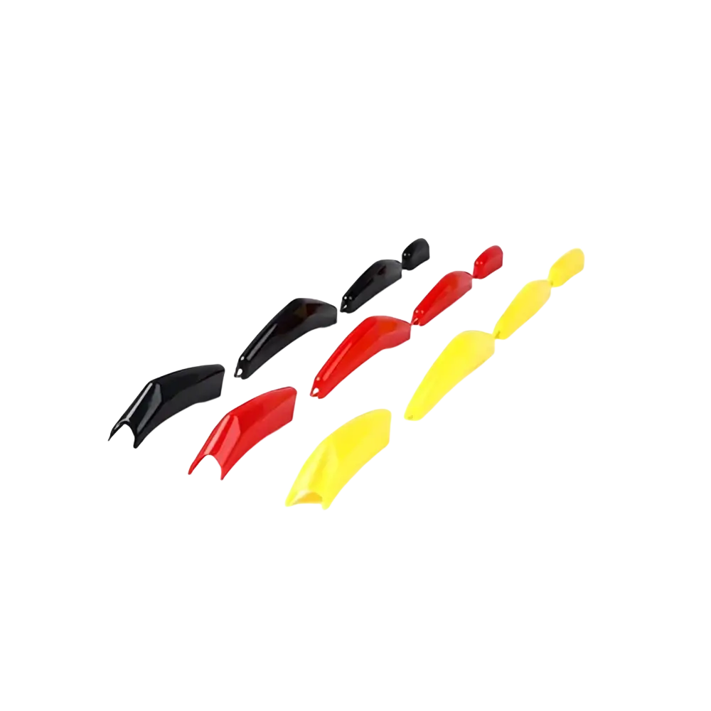 Set of colorful black red and yellow glossy abs plastic wheel caps for Kia Carnival Ka4 front grille trim 2022-2024