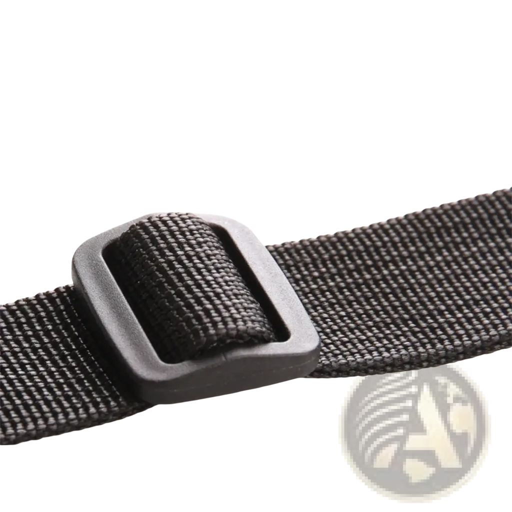 Black high-density woven tape strap with sturdy plastic buckle for kids electric motorcycle safety harness heavy load use