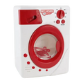 White and red plastic toy washing machine from my home for kids toy kitchen appliance pretend play food set