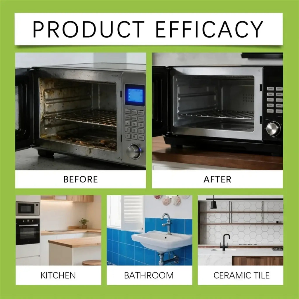 Stainless steel toaster oven with digital display and control panel featured in kitchen appliance cleaner heavy duty degreaser spray product image