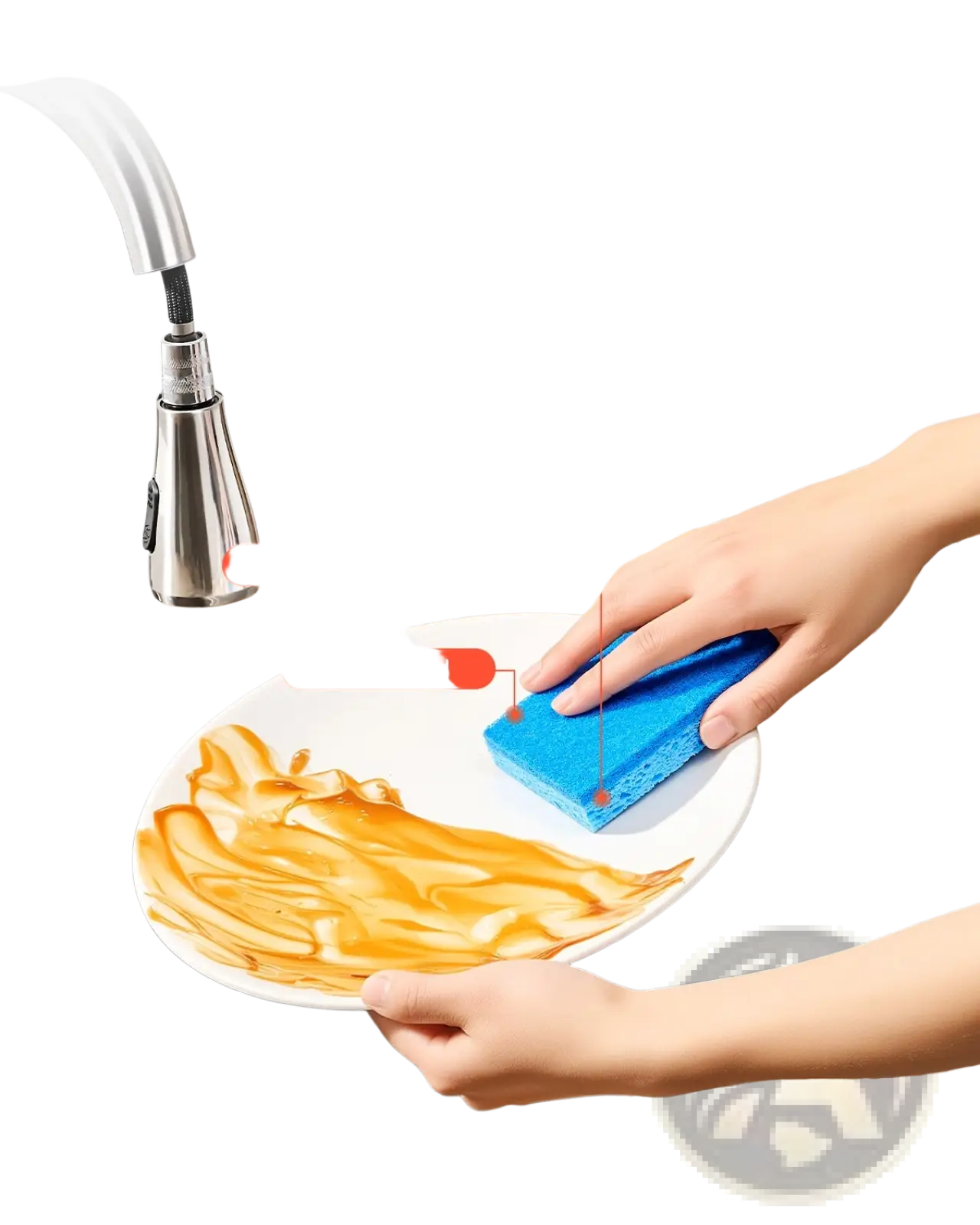 Blue cellulose sponge scrub pad from kitchen sponges 12 pack with dual sided design for effective cleaning tasks