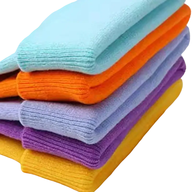 Stack of colorful pastel and vibrant ribbed knit beanie hats solid casual unisex winter caps with china post customer service