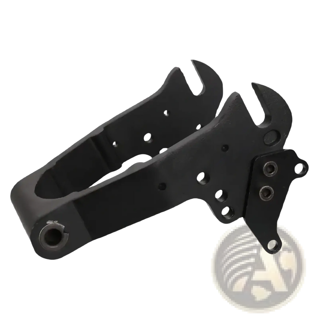Black e-lion brand metal motorcycle chain guide with matte finish and multiple mounting holes for kugoo m4 rear fork scooter accessory
