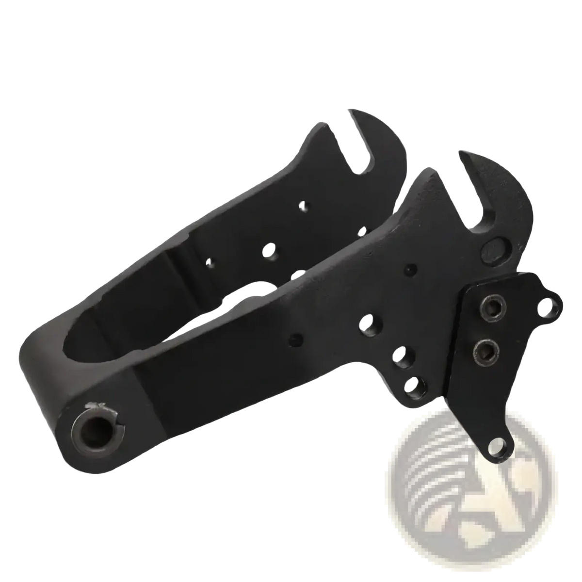 Black e-lion brand metal motorcycle chain guide with matte finish and multiple mounting holes for kugoo m4 rear fork scooter accessory
