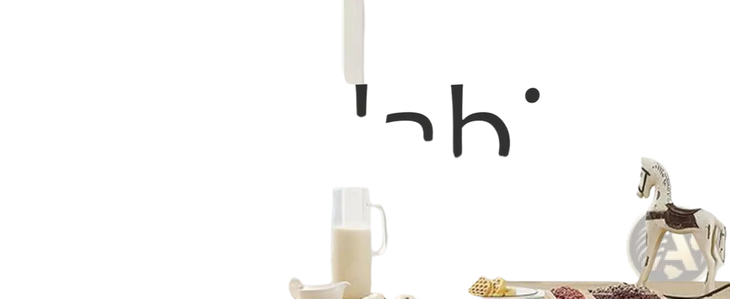 White ceramic horse figurine with brown saddle and decorative details displayed on l-shaped under sink organizer white metal