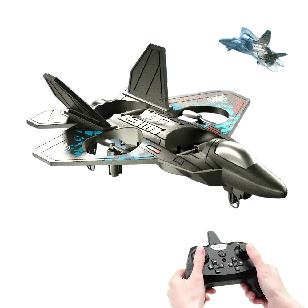 Black and teal l0712 rc plane foam remote control aircraft with sleek futuristic design for advanced flight use