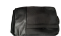 Black fabric laptop sleeve with subtle textured pattern and reinforced stitching for waterproof nylon zipper bag