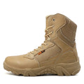 Tan 511 mk men’s waterproof leather tactical snow and combat boot with tan reinforced mesh and rubber sole