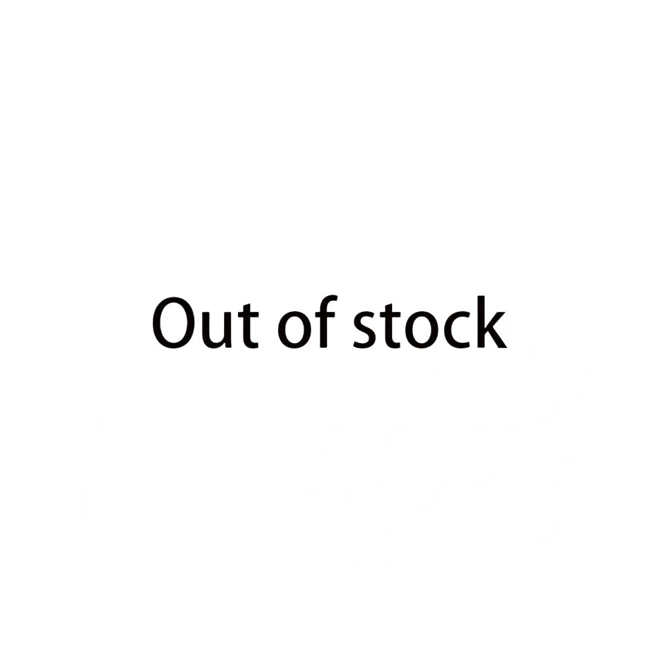 Black out of stock text on a white background for a leather tote bag with a pocket interior feature