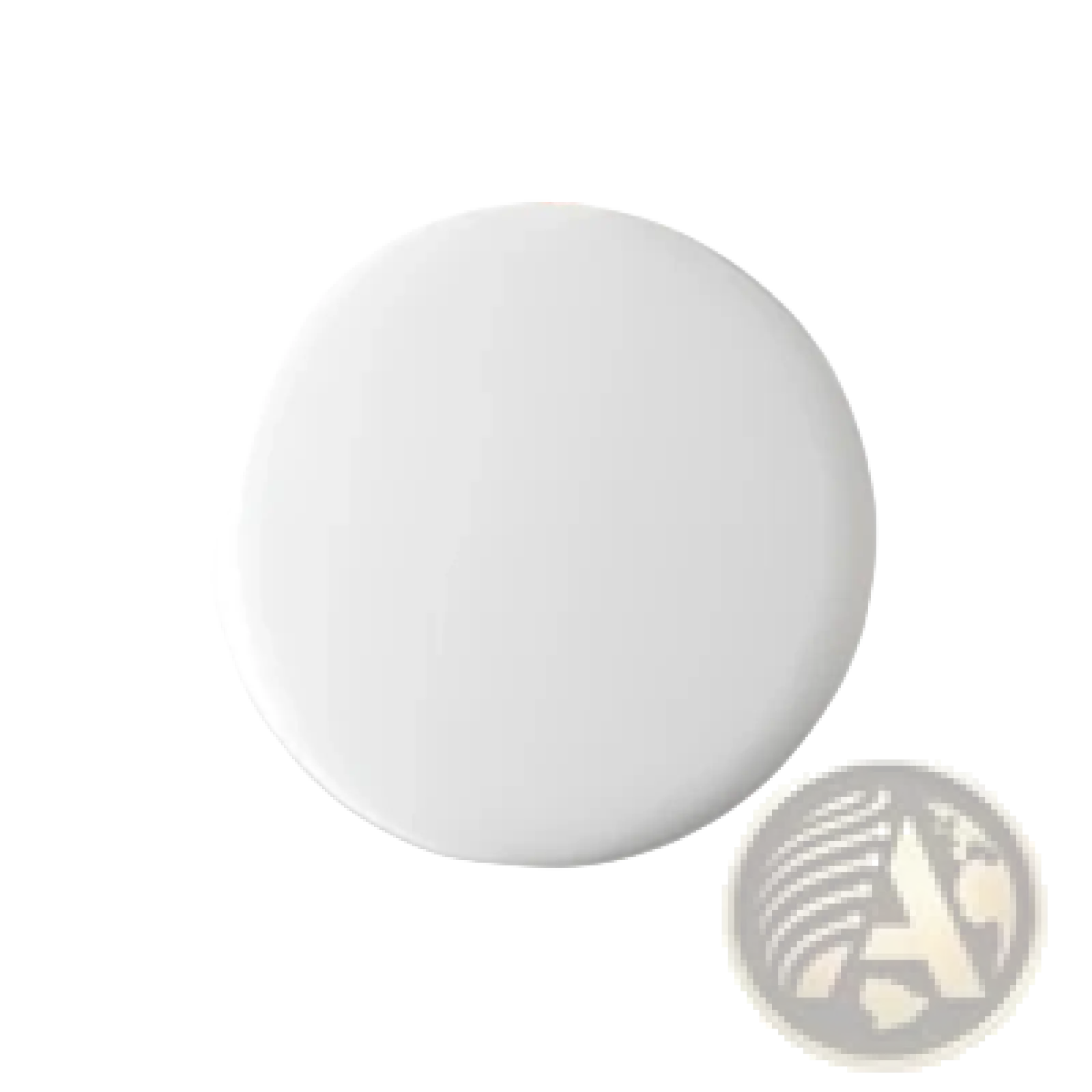 White circular rechargeable battery for led makeup mirror with 10x magnification and portable light features