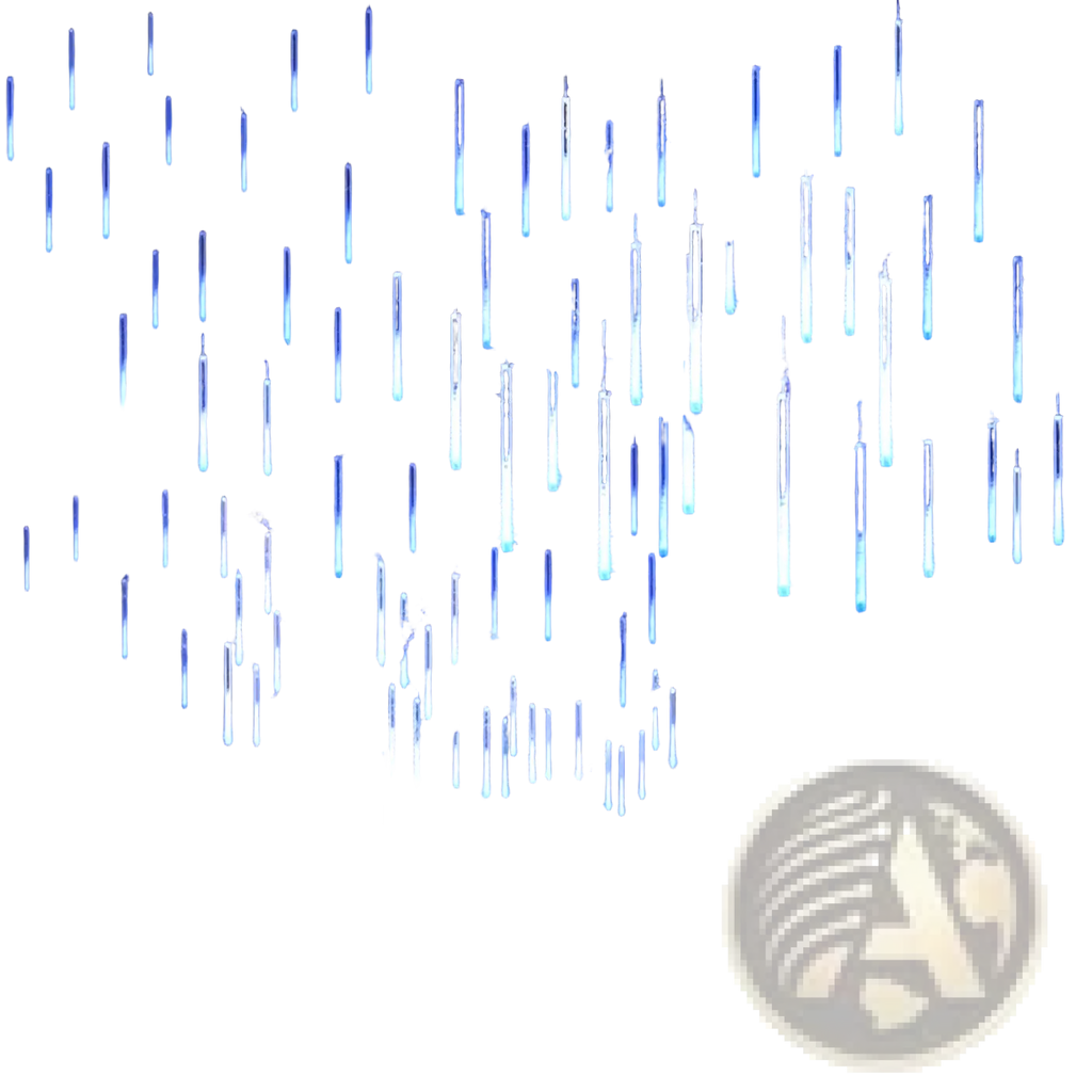 Blue led meteor shower rain string lights hanging from trees for indoor and outdoor decorative use
