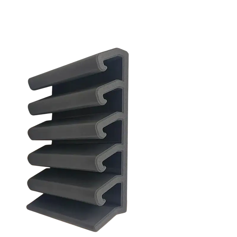 Black thickened plastic lid storage rack with multi-slot design for space saving lid storage and organization