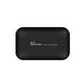 Black lte power bank 10000mah with sleek rectangular design for charging wifi routers and 5g 4g devices