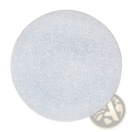 Lucerne Sophie white crackle ceramic plate in light gray with a delicate crackle glaze pattern and circular shape