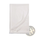 Luxury wool scarf for women in soft off-white cashmere with a delicate fringed edge for elegant warmth