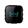 Black square digital music player with glossy finish teal backlight M8 smart hd noise reduction Bluetooth intercom device