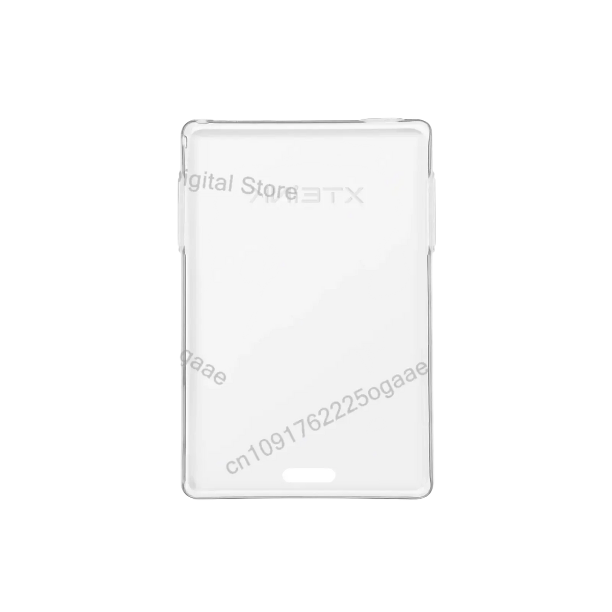 Clear protective case showing the back for xteink x4 pro with magnetic charging dock official original design