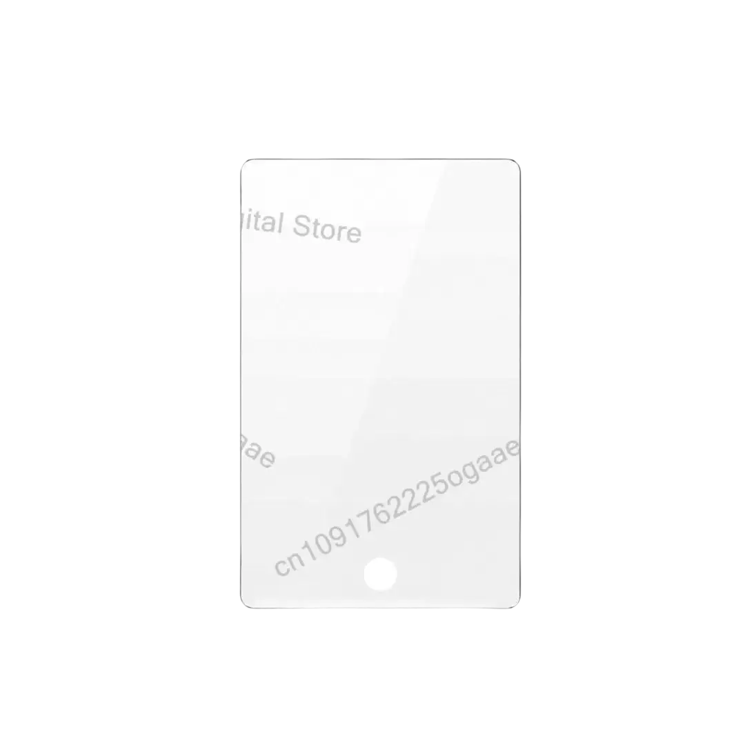 Clear tempered glass screen protector with circular front camera cutout for official original magnetic charging dock Xteink X4 Pro