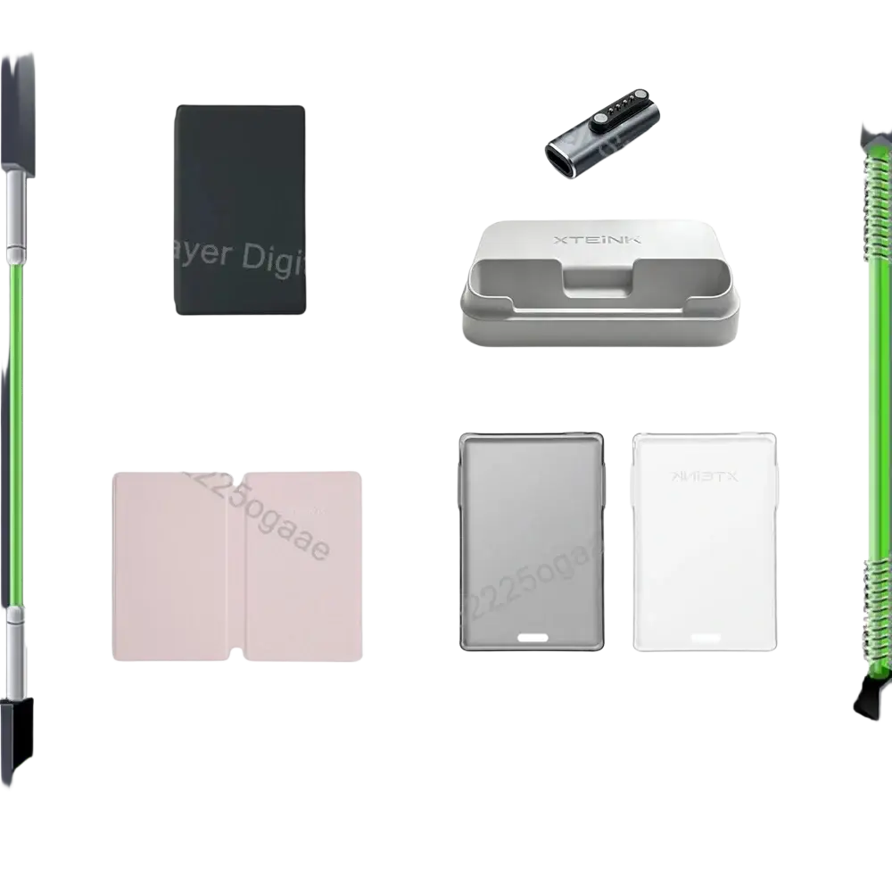 Silver official original magnetic charging dock for xteink x4 pro with sleek minimalist design and matte finish