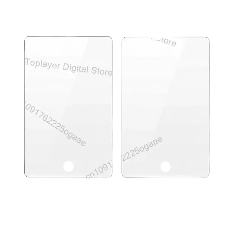 Two transparent screen protectors with circular cutouts for the official original magnetic charging dock for xteink x4 pro