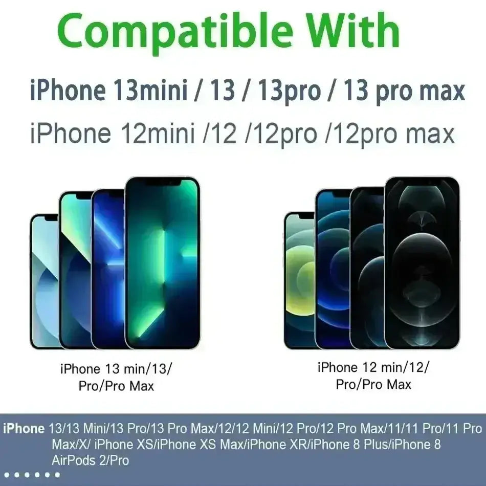 Compatible iphone case with sleek glass finish in blue green gradient designed for magnetic wireless charging pro max models