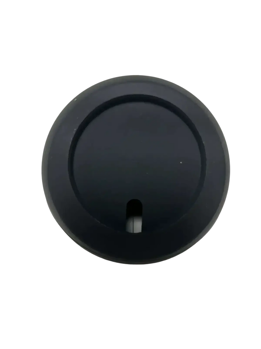 Black silicone lid with rectangular drinking opening for magsafe wireless charging desk stand for iphone