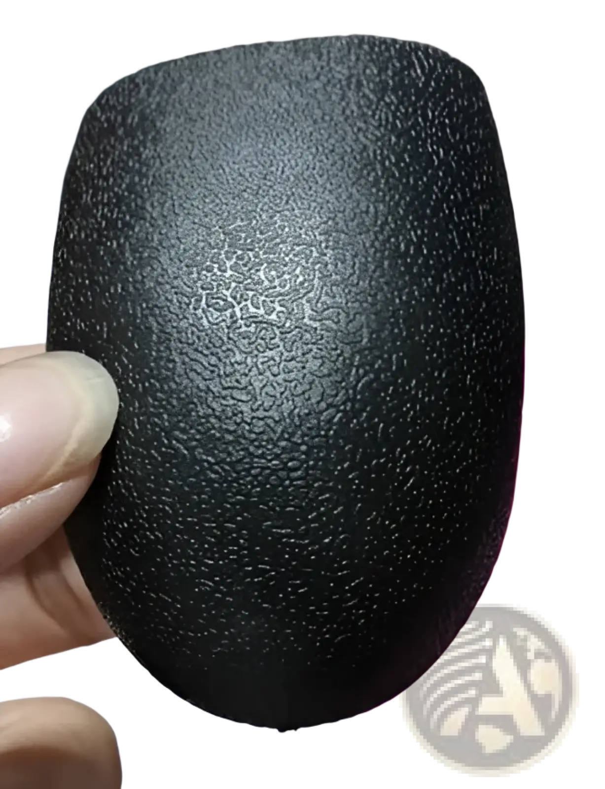 Black textured silicone cup holder designed for makeup brush cleaner silicone egg scrubbing tool use