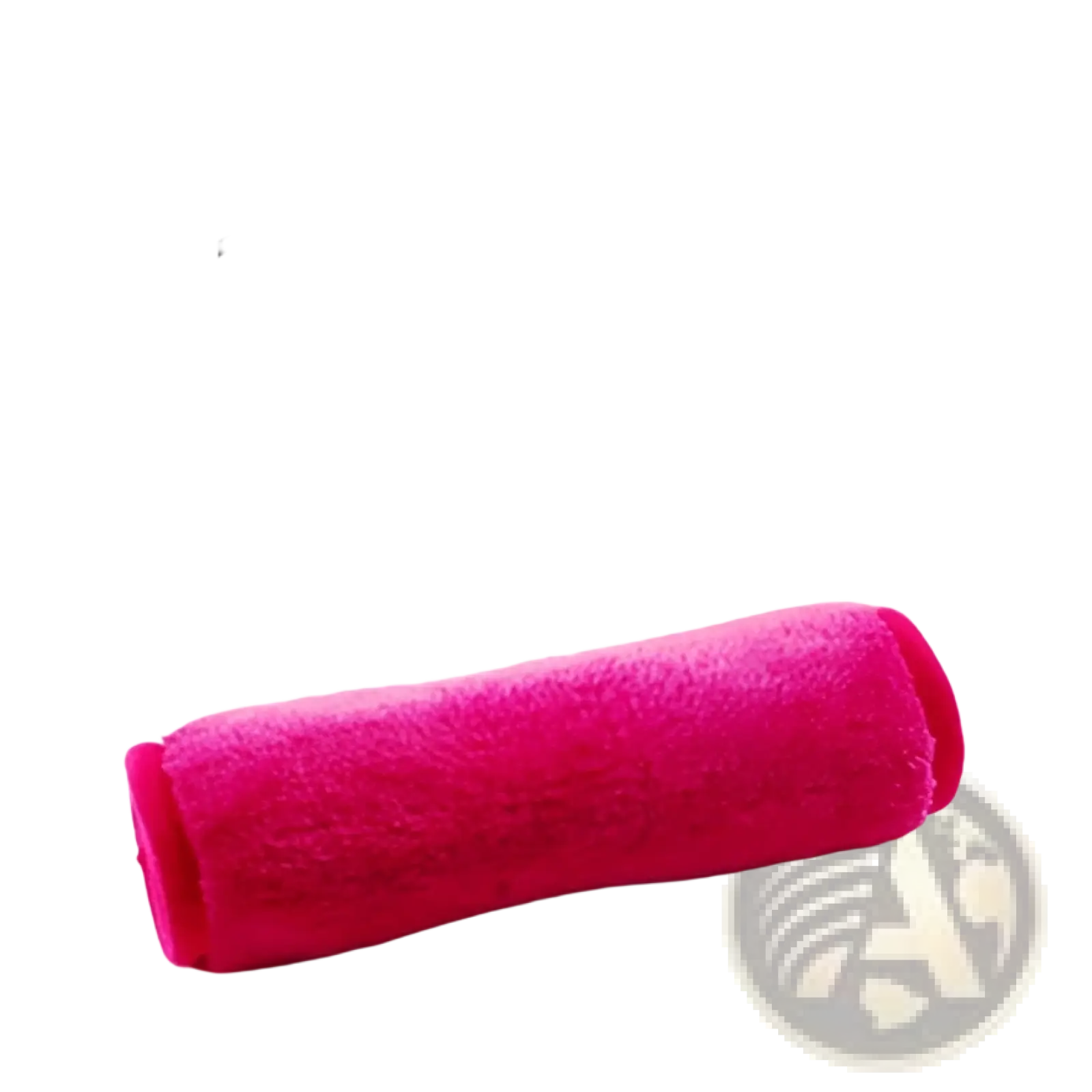 Bright pink reusable microfiber makeup remover towel roll with soft texture in a 5 pack set