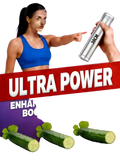 Silver cylindrical manual foot file rubber callus remover labeled 38cm held in hand with ultra power performance enhancer