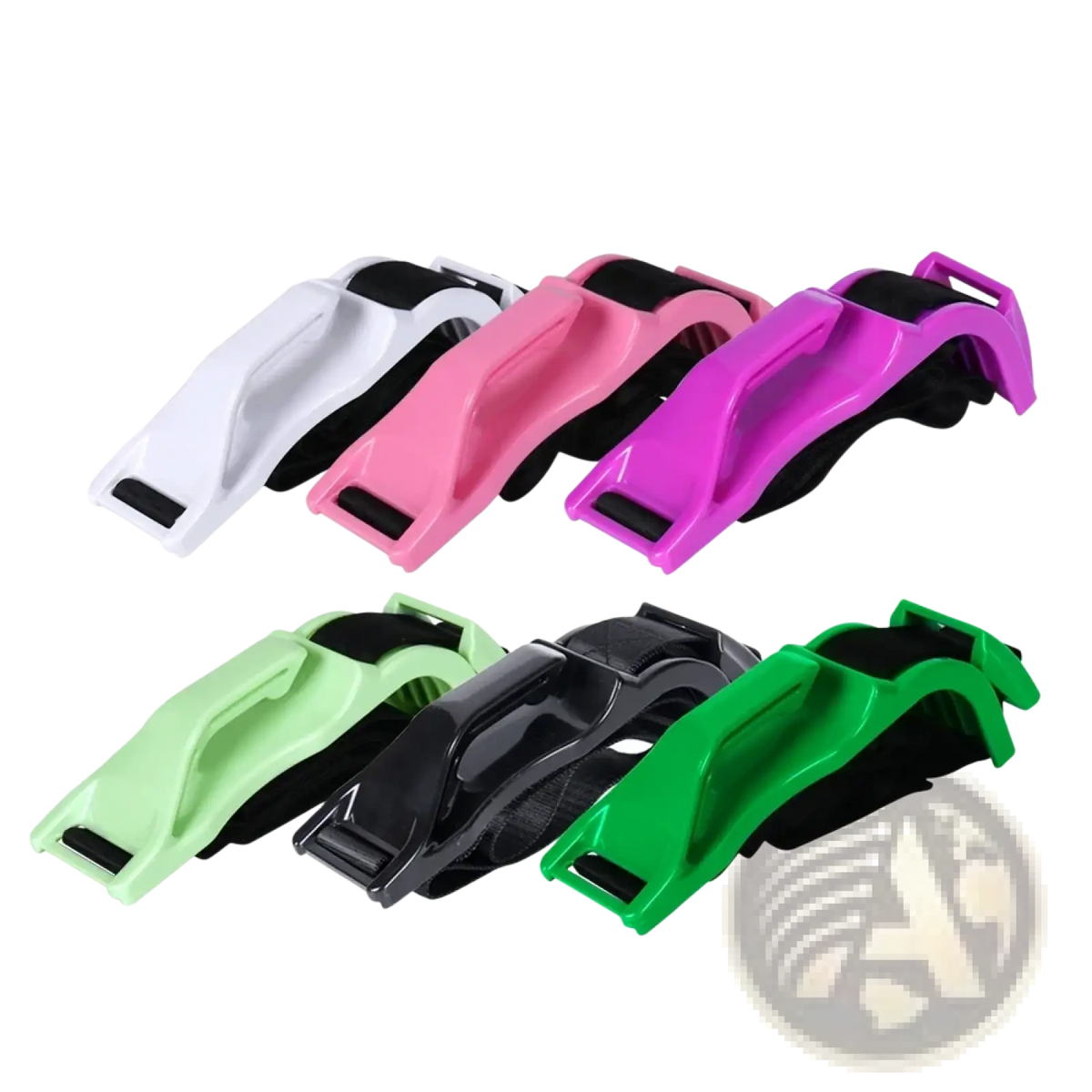 Colorful plastic maternity car seat belt adjuster straps with black elastic bands for pregnant women safety