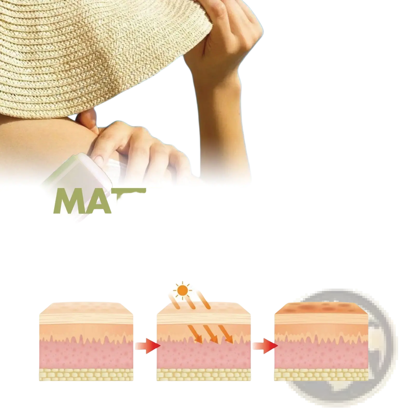 Matte sun stick spf 50 in a white sleek design offers dual moisturizing and sunscreen protection for skincare